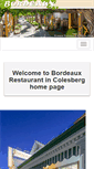 Mobile Screenshot of bordeauxrestaurant.co.za